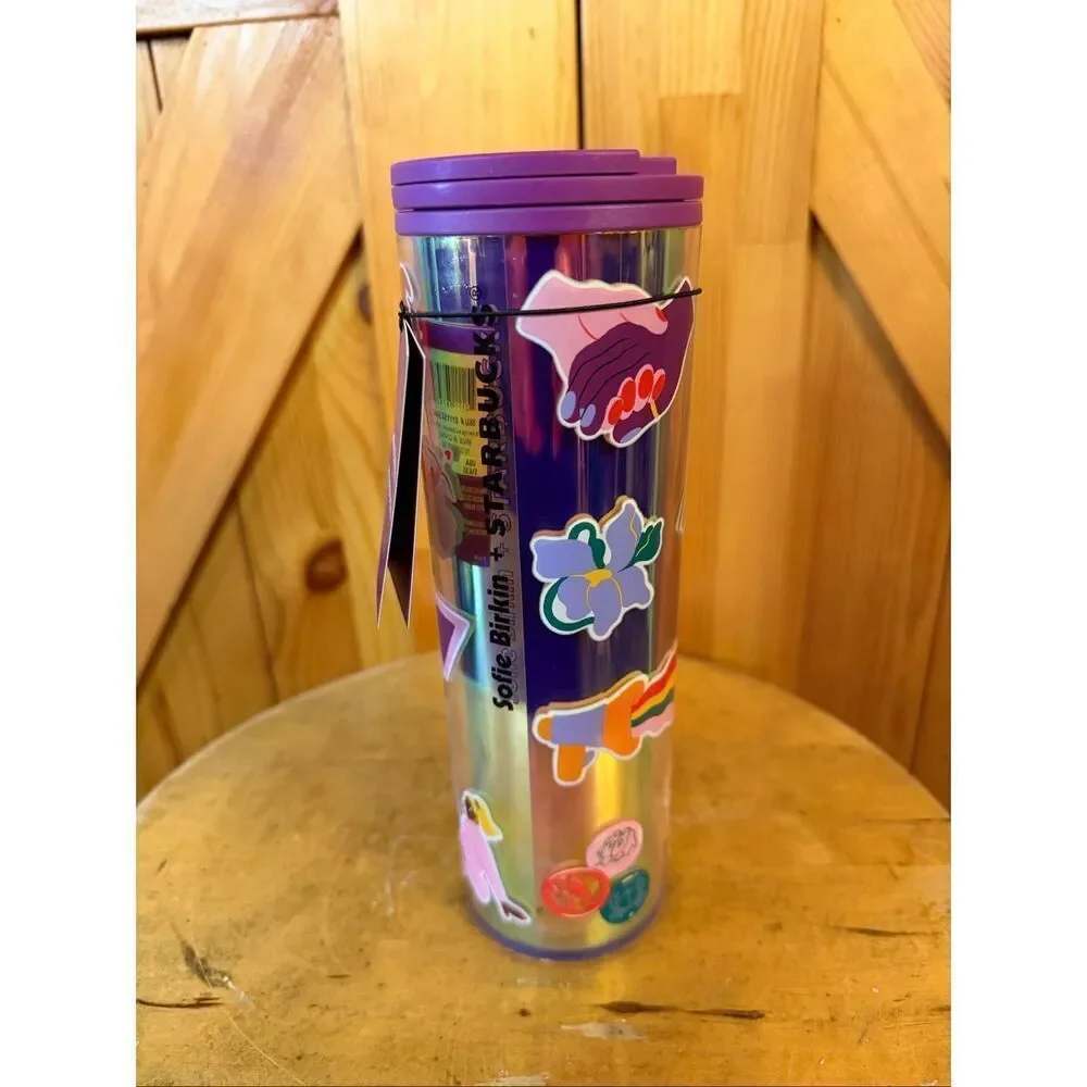 Starbucks Pride LGBTQ+ 2024 Sofie Birkin Vacuum Insulated Tumbler 16 Ounce (6149